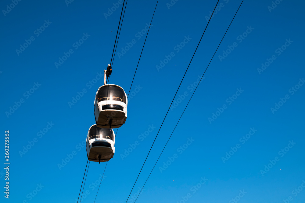 Cable Cars Blue Sky Cable Cars Blue Sky