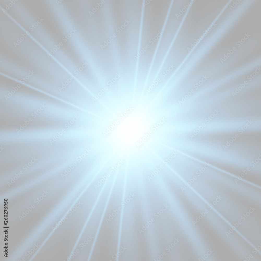 Blue glowing light burst explosion. Blue glowing light burst explosion.