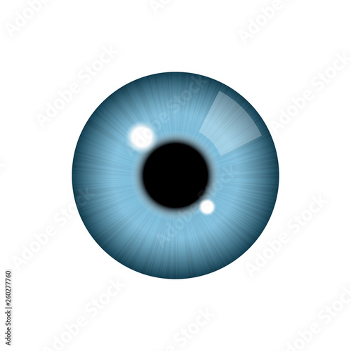 Realistic human eye