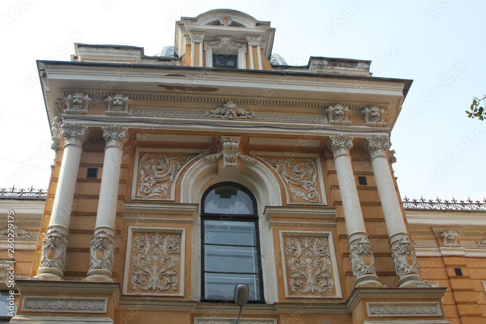 Obraz premium facade of an old building Kiev