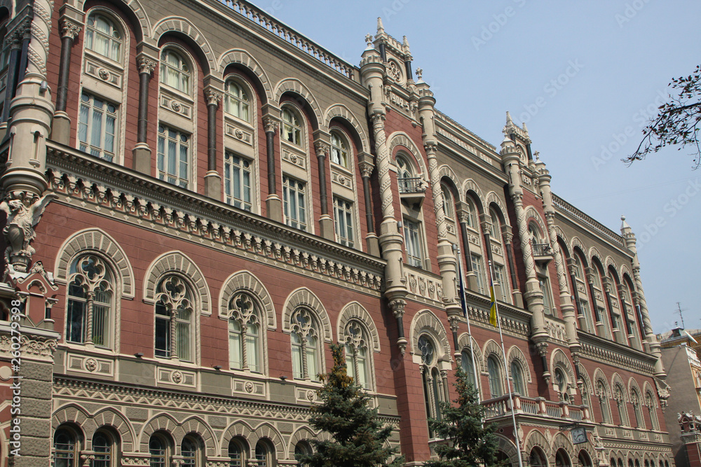 facade of an old building Kiev