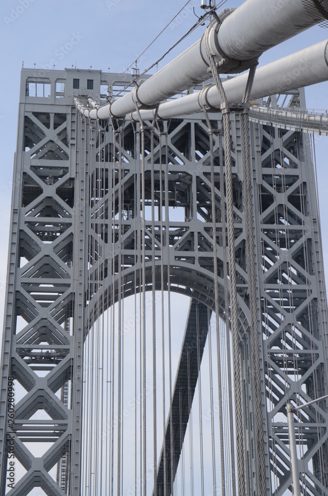 Fototapeta premium GEORGE WASHINGTON BRIDGE FORT LEE NJ