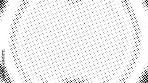 Half tone of many dots  computer generated abstract background  3D rendering simple backdrop with optical illusion effect