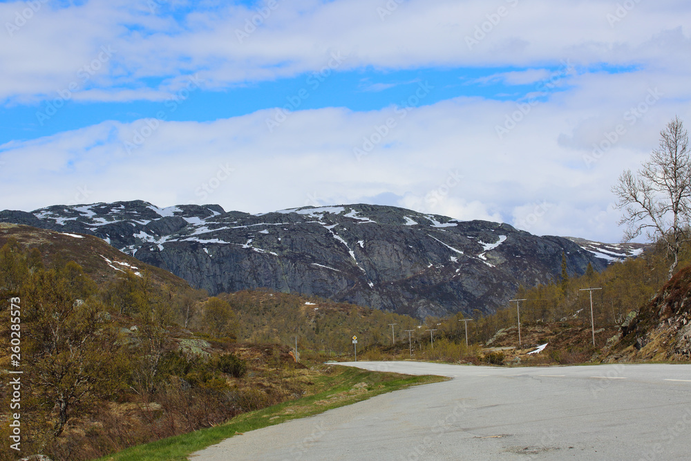 Picturesque Norway road