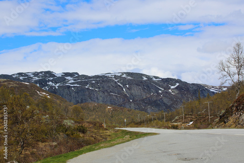 Picturesque Norway road