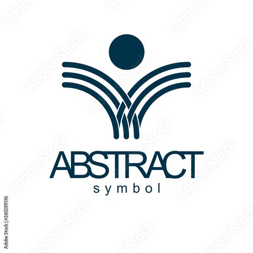 Vector abstract geometric s...