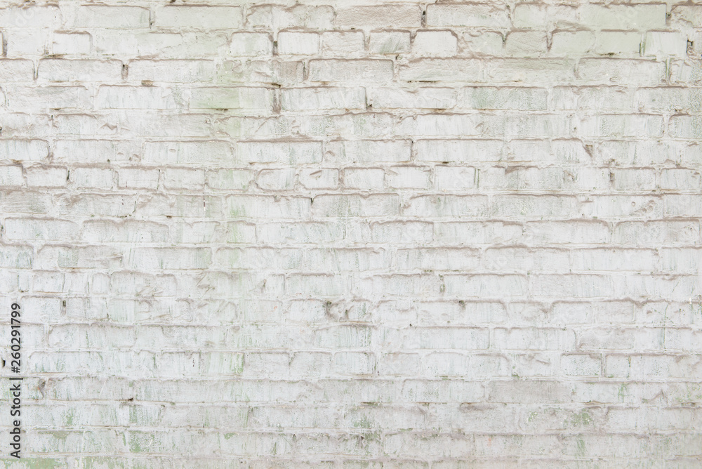 Obraz premium white old brick wall