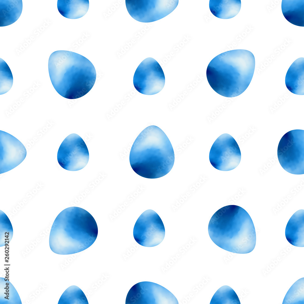 Easter seamless pattern with blue eggs Easter seamless pattern with blue eggs