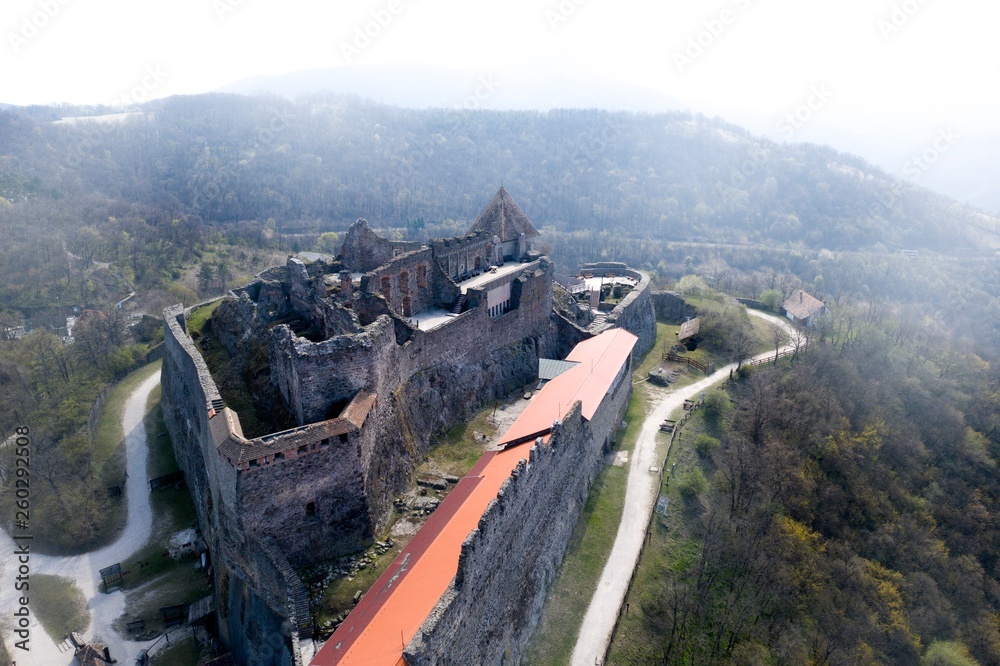 Fototapeta premium Visegrad, Hungary - castle on the hill