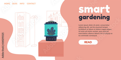 Smart greenhouse for seedlings.