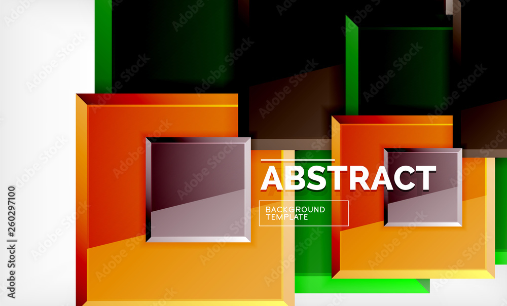 Square geometric background Square geometric background