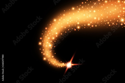 Light glow effect stars bursts with sparkles isolated on transparent background.