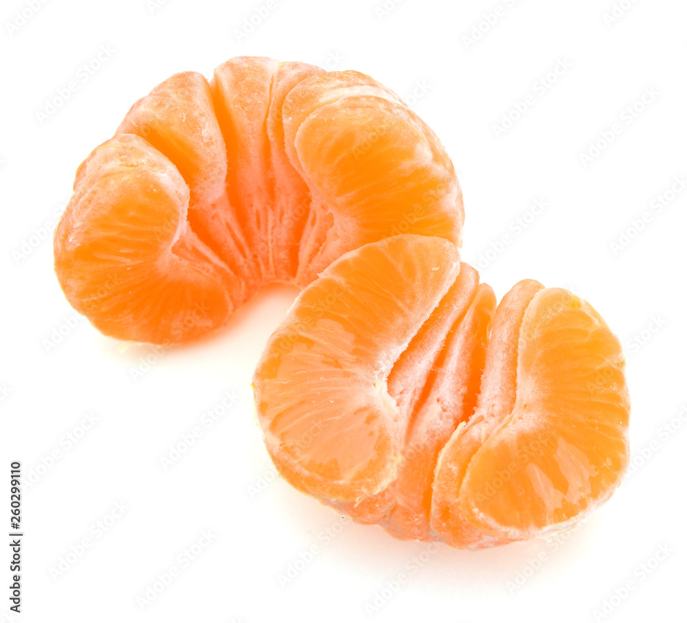 Orange mandarin or tangerine fruit isolated on white background Orange mandarin or tangerine fruit isolated on white background