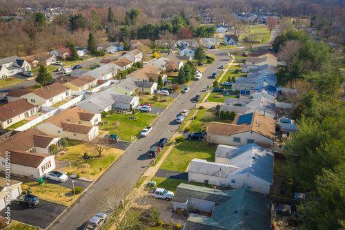 Aerial of Freehold Houses in New Jeresey