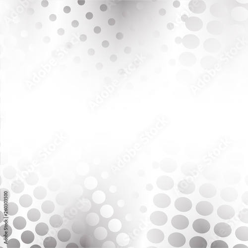 High-tech image of gray dot 