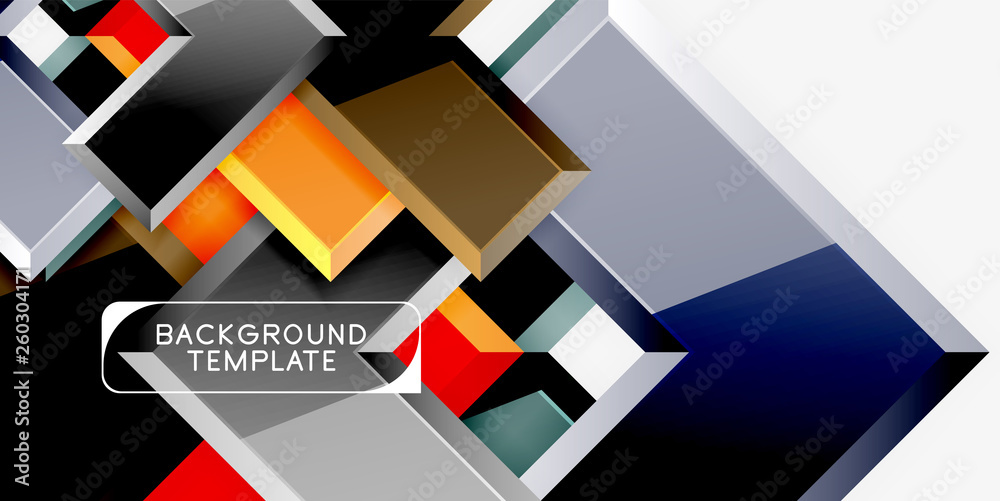Abstract arrows composition background Abstract arrows composition background