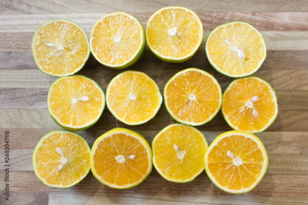 lemons and oranges