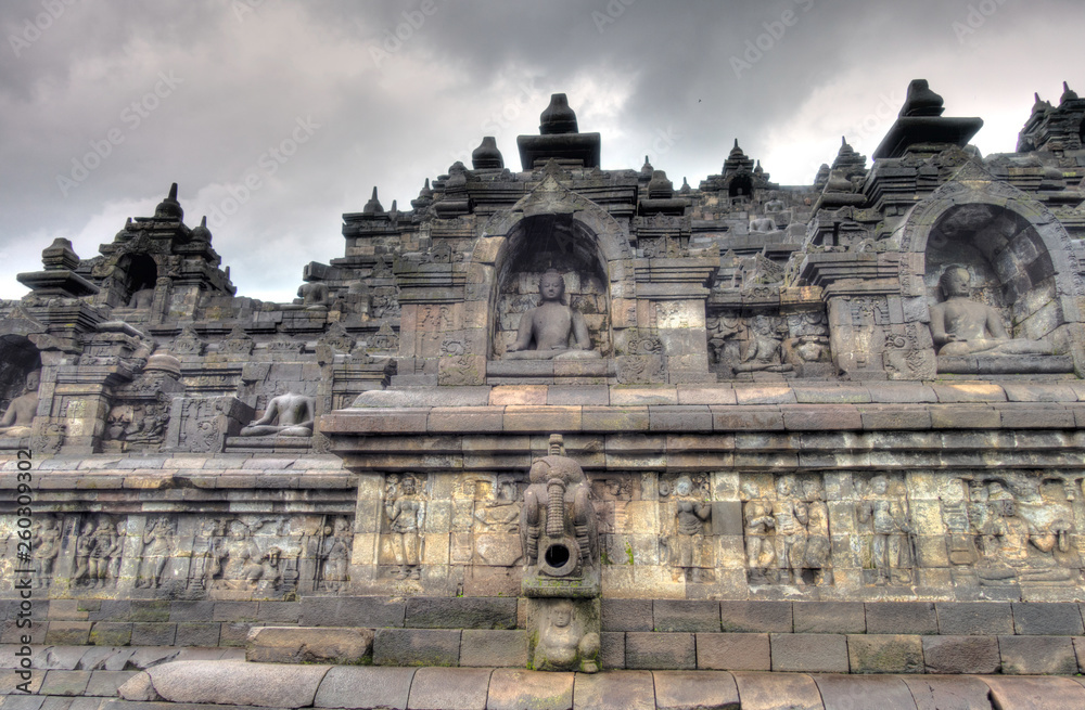 Borobudur temple, Java, Indonesia