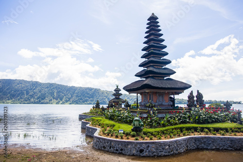 Ulun Danu Beratan Temple in Bali  Indonesia
