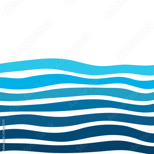 Curved line background with beautiful water waves that look modern.