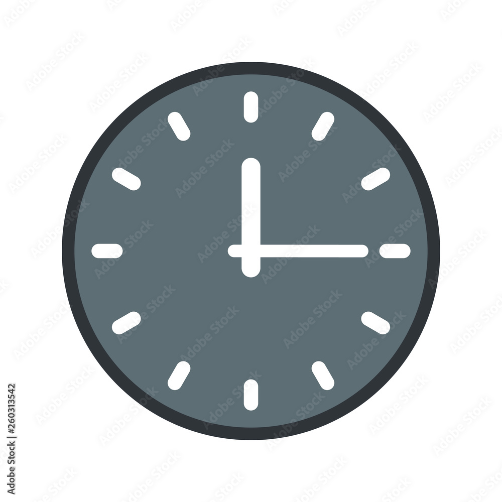 Clock icon, time icon vector Clock icon, time icon vector