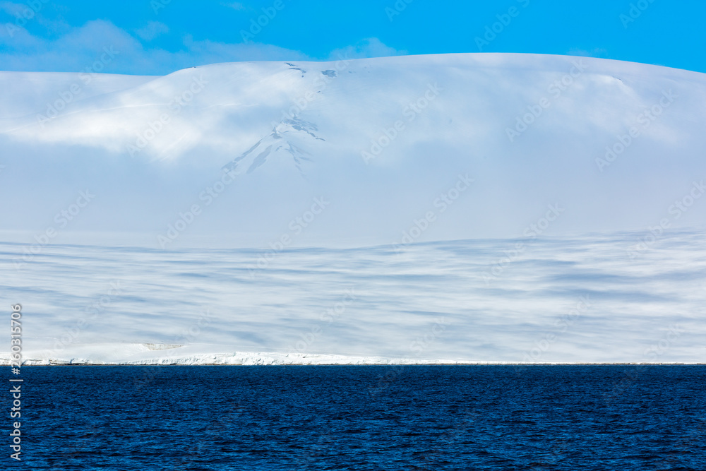 Cold landscapes and icescapes of Svalbard.