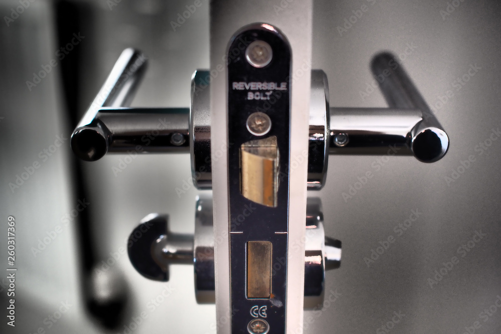 Door handle cross section