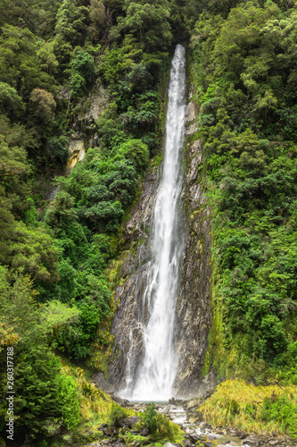 Thunder Creek Falls  New Zealand