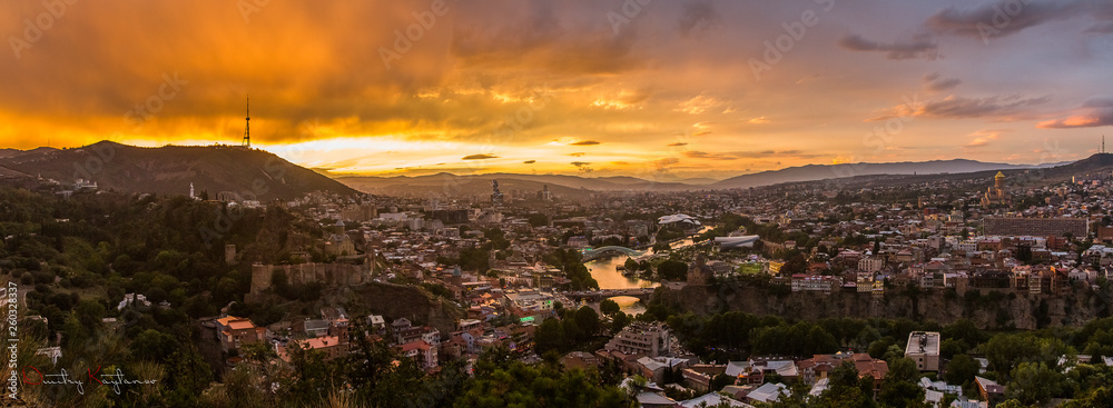Тбилиси на закате
