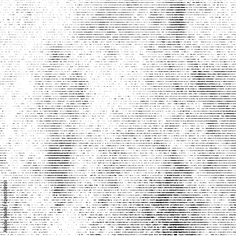 Obraz premium Halftone monochrome grunge horizontal lines texture.