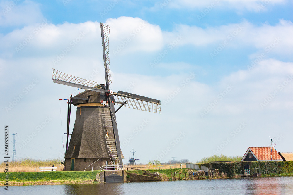windmühle, fräsen, holland