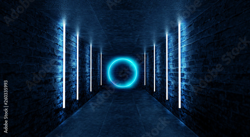 Abstract tunnel, corridor w...