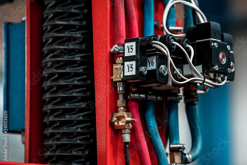 man welds at the factory