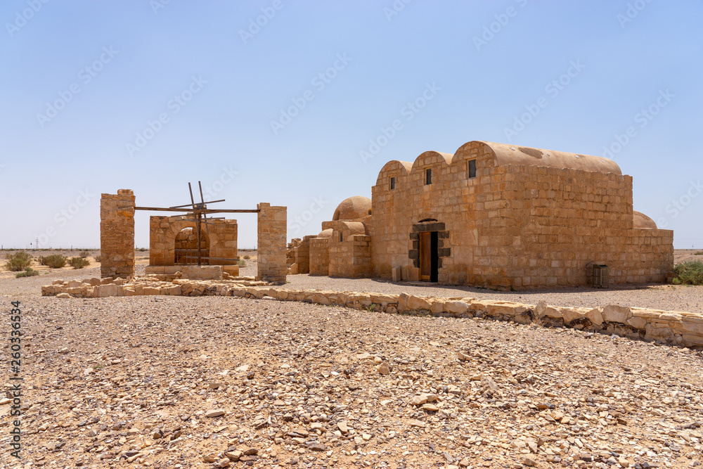 Desert castle Qasr Amra, Jordan Desert castle Qasr Amra, Jordan