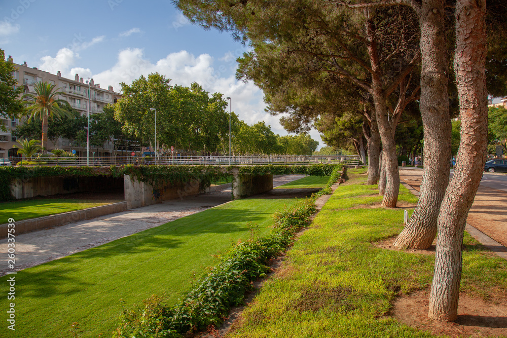 Fototapeta premium Center of Cambrils, Spain