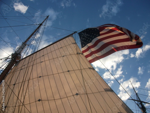 u.s.a. flag photo