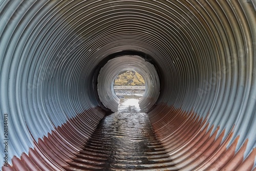 Slika na platnu Round canal pipe inside