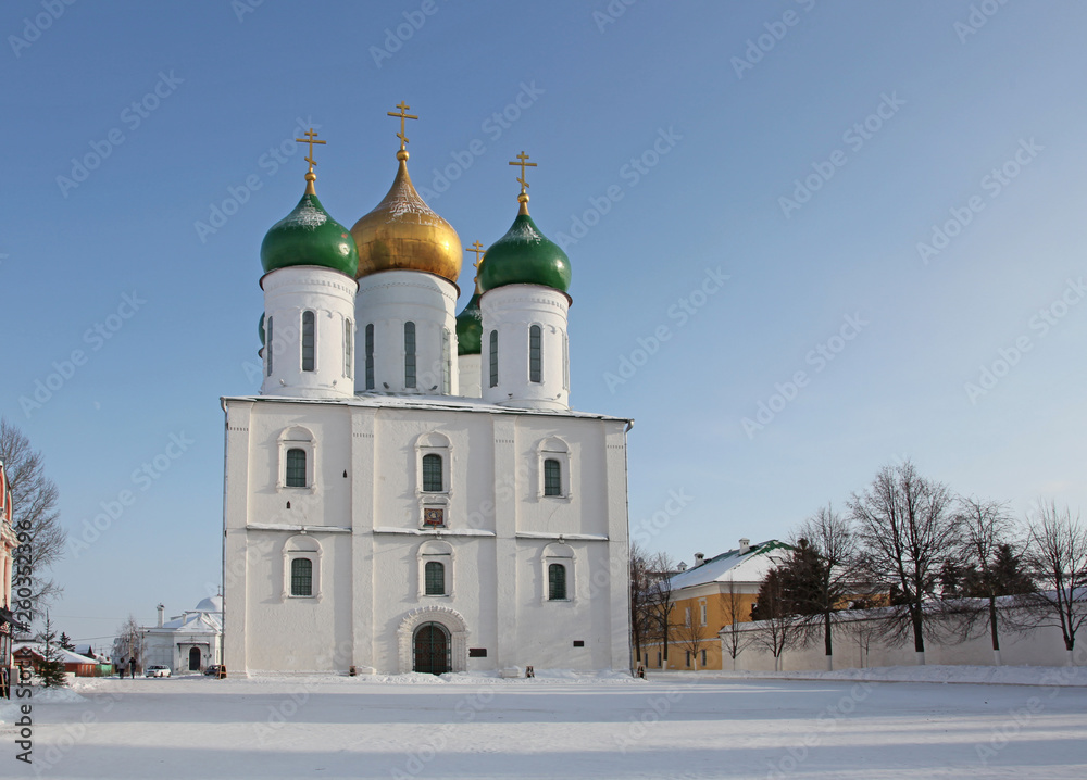 Cathedral of the Dormition in Kolomna city Russia