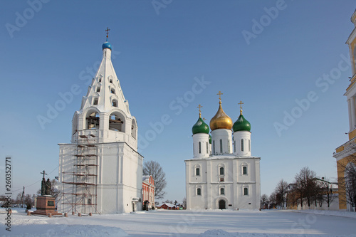 Cathedral of the Dormition in Kolomna city Russia