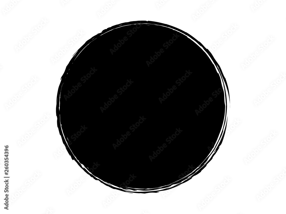 Grunge circle made of paint.Black grunge circle.Grunge stamp. Grunge circle made of paint.Black grunge circle.Grunge stamp.