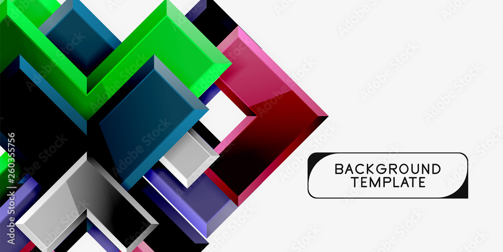 Glossy arrows geometric background Glossy arrows geometric background
