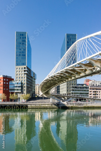 Bilbao city architectural and touristic places highlights photo