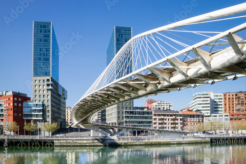 Bilbao city architectural and touristic places highlights