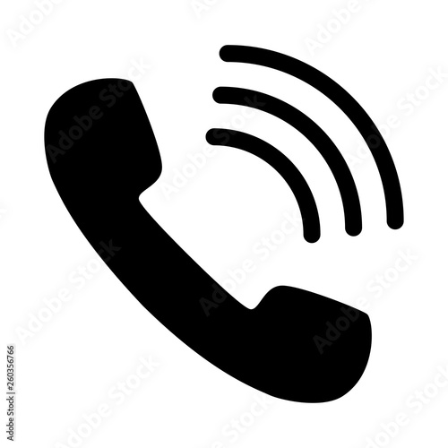 phone number hang on call icon black