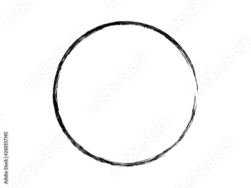 Grunge circle.Grunge black oval frame.Grunge logo design.Grunge ink circle.