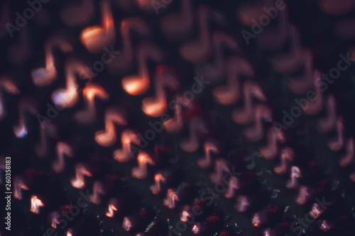 Musicality bokeh background
