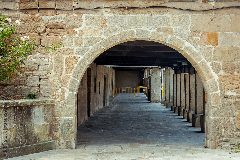 Arch of silleria in Aguilar de Campoo. Palencia Arch of silleria in Aguilar de Campoo. Palencia