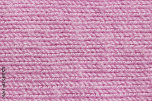 Pink knit background with patterns