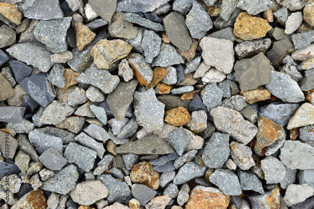 Gravel texture sharp stones pattern 