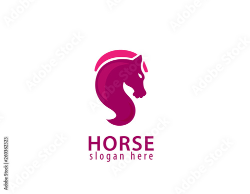 Horse head logo